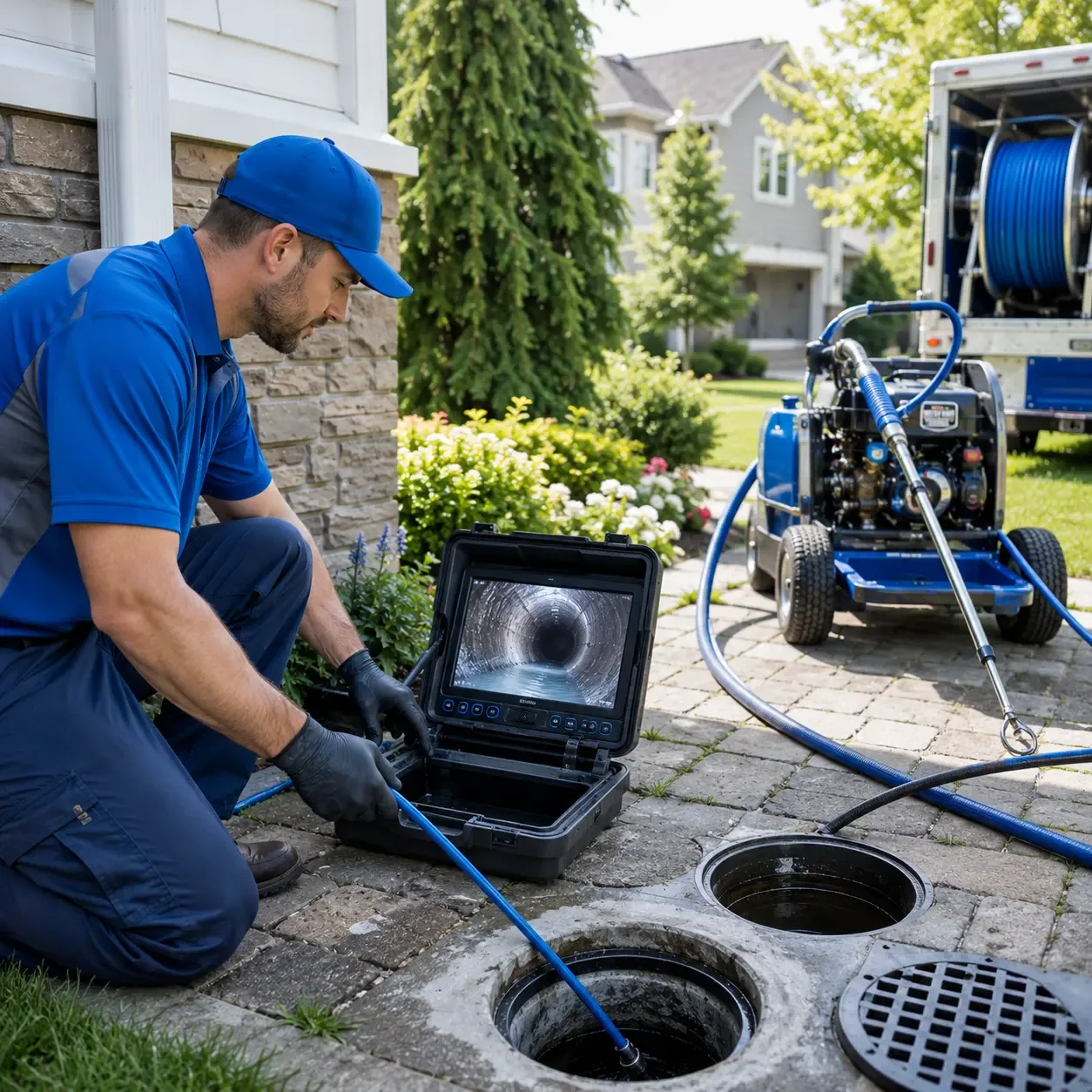 Outdoor drain cleaning professionals serving Upper Tract, WV